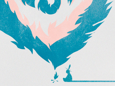 DELOBOS POSTER - Detail ckrauss delobos design fire illustration lobos moon music poster rock wolf