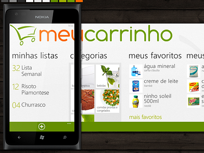 Meu carrinho app casual game mobile nokia windows wp8