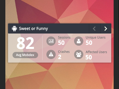 Android Widget android flat minimal mobile widget