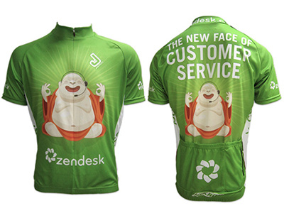 Zendesk Bicycle Jersey bicycle buddha race sweaty zendesk