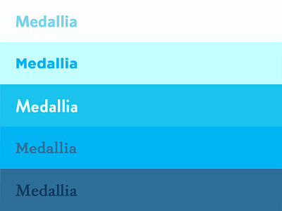 Blue blue blue blue colors typography