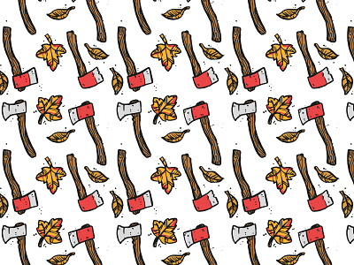 Who? Lumberjack! axe design illustration illustrator pattern who