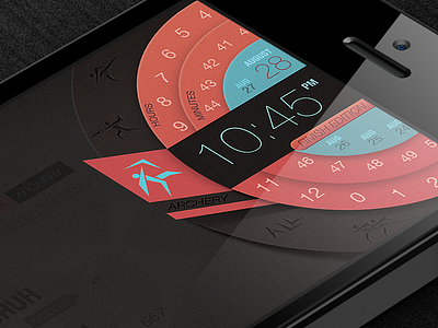 Clock for sports clock iphone mobile