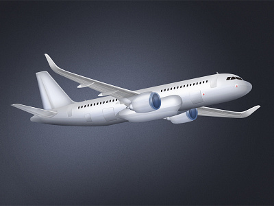 Airbus airbus airplane illustration plane