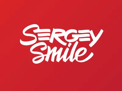 Sergey Smile calligraphy lettering