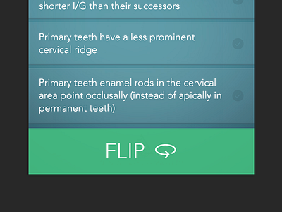 FLIP blue blur cramer dev design filters flat interface ios7 iphone tags ui ux