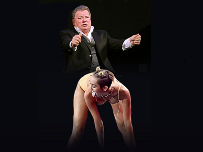 Shatner X Miley #twerk miley miley cyrus music satire shatner thicke twerk twerking vma william shatner star trek