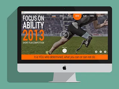 Web Design Concept design flat full width home page parallax responsive website