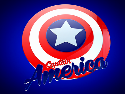 Captain America 3d america avengers captain design