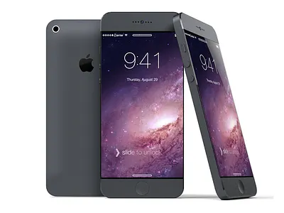 iPhone 3d art mockup phone