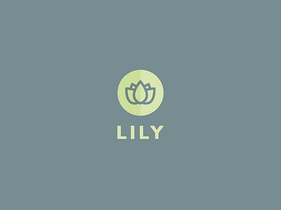 LILY logo design colour flat flower icon image lily logo minimalist simple symbol unused