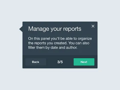 Guided Tour Tooltip Rebound button flat guide popup tooltip tour ui