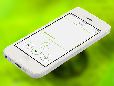 Snake concept fun game ios7 minimal snake