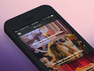 Discover 🚀 app circletie colors discover ios7 photoshop places ui