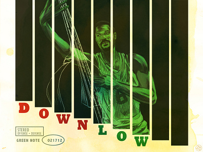 Down-Low basketball celtics illustration jazz sports vintage