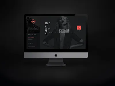 Portfolio behance black designer photoshop portfolio web design