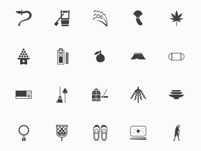 The 100 icon on the custom of Japan - Part2 free icon japan