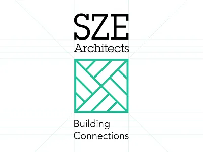SZE Architects Branding - 2 architecture geometry guides square