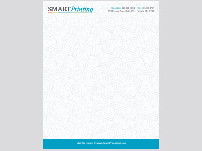 Letterhead for local print shop letterhead stationary