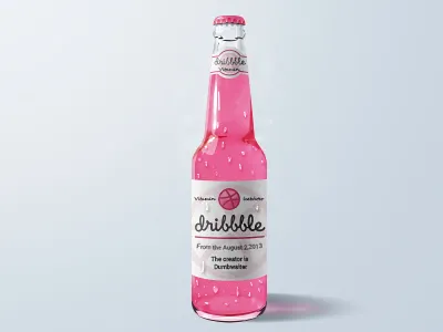 Dribbble let us drink a toast! beer debut dribbble first shot glass ice icon invite thank you thanks water