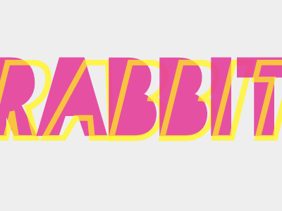 rabbit rabbit @font face blackout blackout midnight blackout sunrise css3 jquery lettering.js rgba web