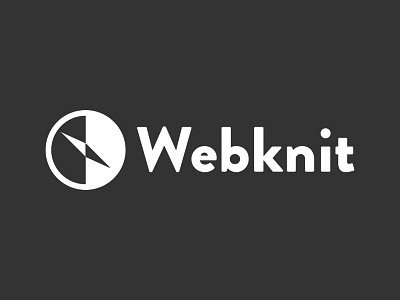 Webknit branding logo