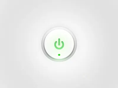 Power Button knob power button ui