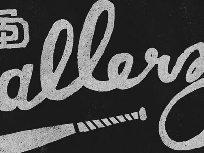 Contino Rip ballers ballin hand drawn jon contino san diego softball thugs typography