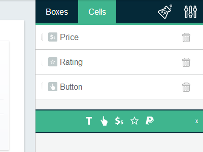 Pricer Ninja - Edit cells mode generator pricing tables tables web