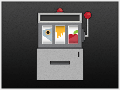 Happy New Year greeting card happy new year honey illustration machine new year slot slot machine