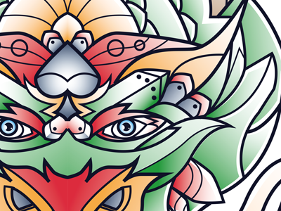 Dragon Spades dragon gradient illustration spades tattoo