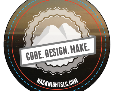 There will be stickers... franchise hacknight hacknightslc stickers