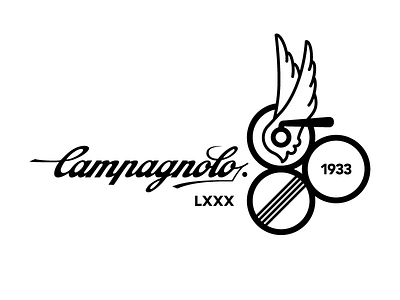 Campagnolo 80th Anniversary Logo -- Final bicycling bike campagnolo campy concept exercise italian logo