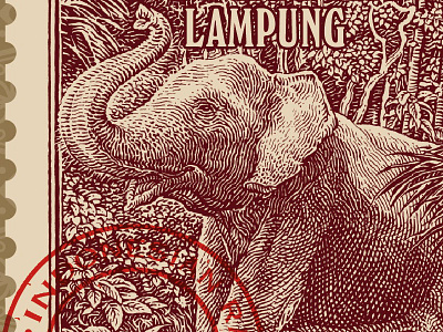 Sumatran Coffee coffee engraving etching illustration indonesia luxury packaging packaging design simon frouws sumatra vintage woodcut