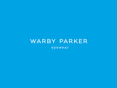 Warby Parker Identity identity logo warby parker