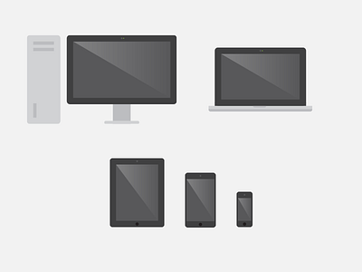 Device icons devices flat grey icons ipad ipad mini iphone mac macbook school