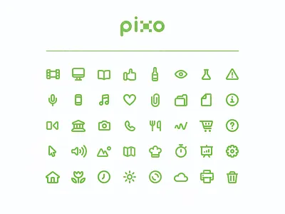 Pixo Icon Set beer garbage grant icon icons isaac ixo minimal sell set simple stroke
