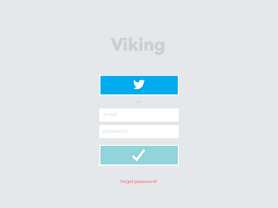 Viking Login cms flat log in login sign in ui viking