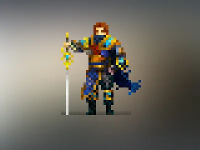 Garen(LOL) garen league legends lol of pixel vikiiing