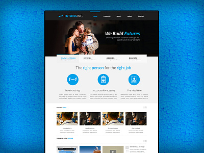 We Build Futures design jobs military responsive veterans web design website