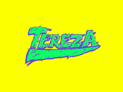 tereza, que beleza brazil hardcuore lettering logo logotype sandau tereza