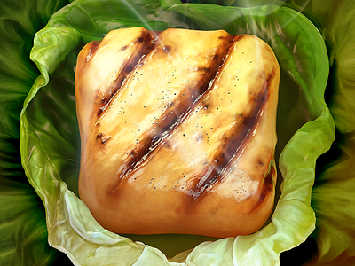 Chicken app chicken green grilled icon ios lettuce