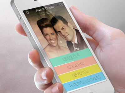 App Novios android aplication app design html5 ios7 ui ux web webapp wedding