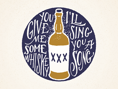 Give me some whiskey coasters hand drawn screen print whiskey xxx