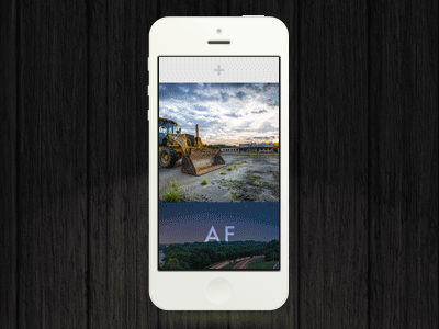 Minimal Photo Sharing App Concept (676) app gif ios iphone minimal photos sharing