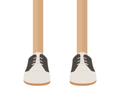 Saddle Shoe fashion illustration nerd shoes vector