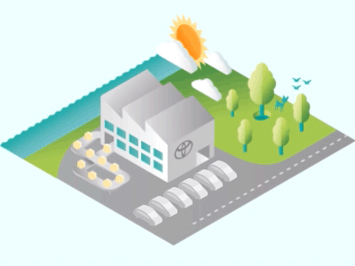 Car Factory Animation animated animation gif html5 illustration