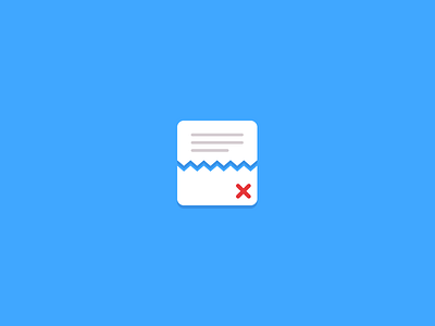 Damaged Document Icon cute damaged document icon illustration illustrator