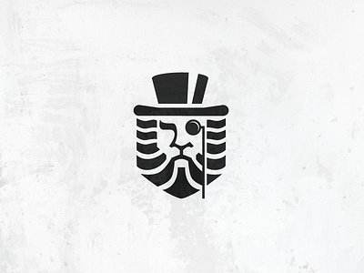 Sir Leon Icon animal beast gentleman lion logo mane monocle sir urban