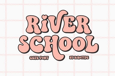 River school font children